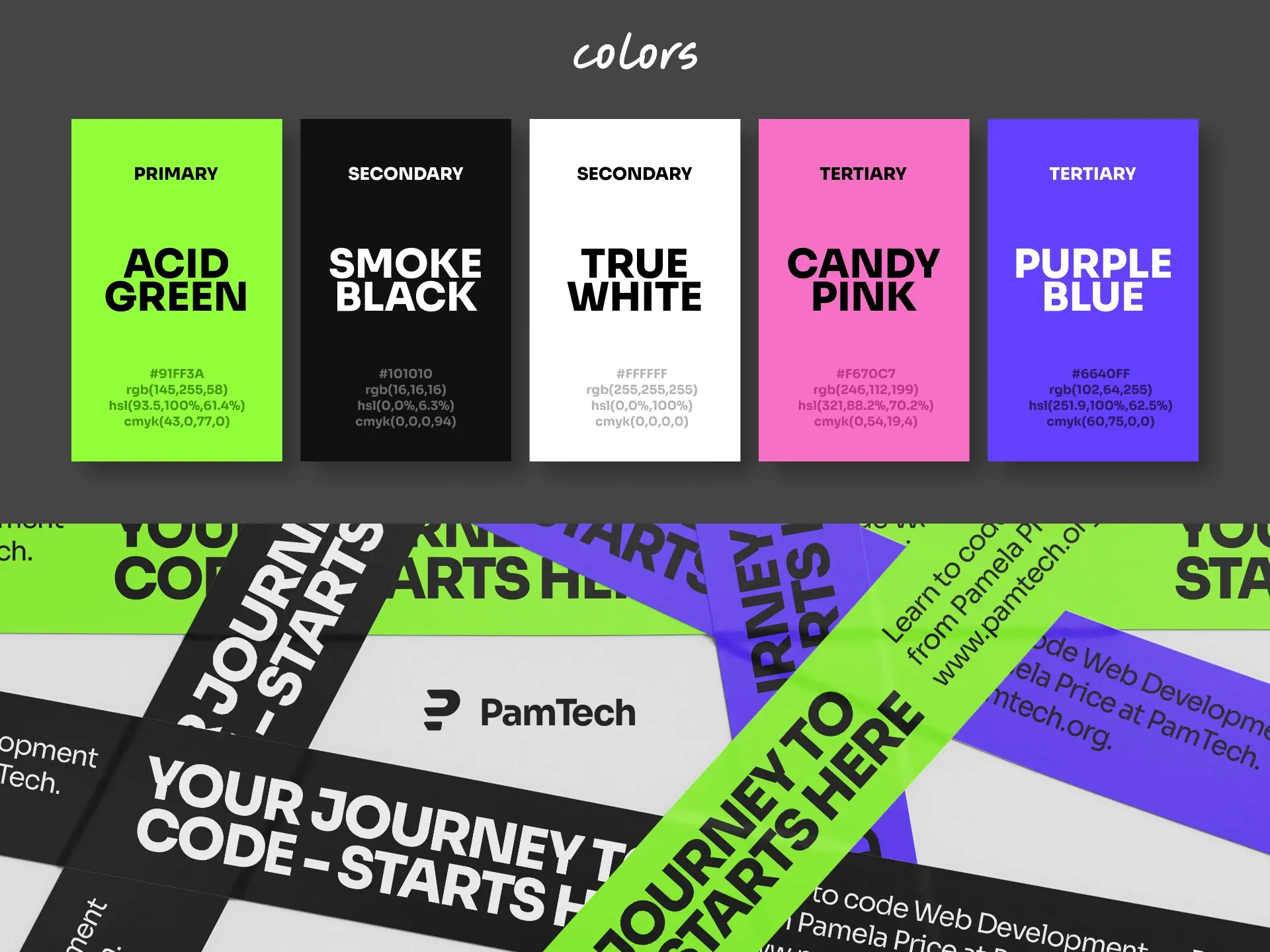 PamTech Color Palette
